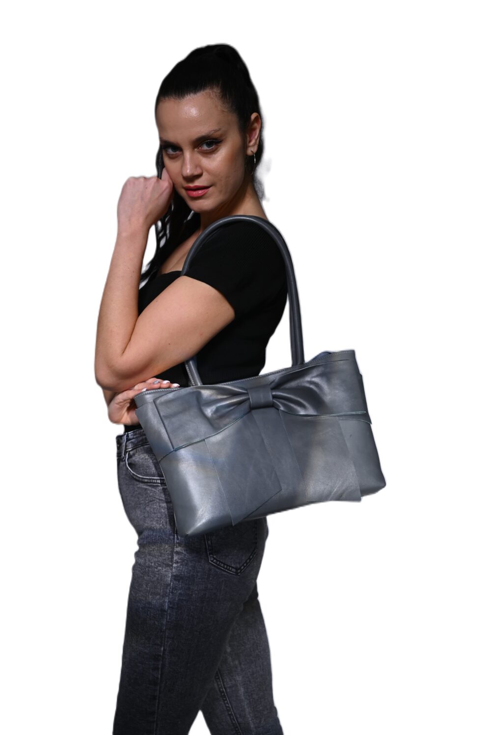 شنطة فيونكه جلد - الصورة 7