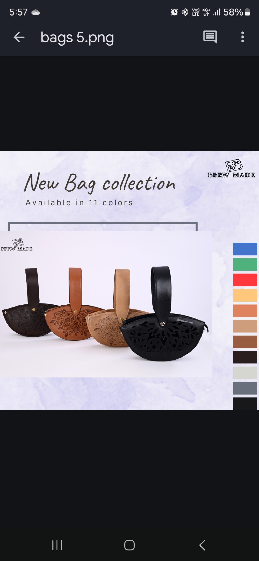 الشنطة الهاف مون - الصورة 21